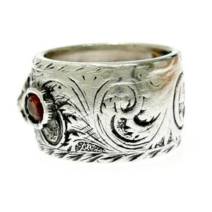 あいす様　美品✨️　グッチ　リング　18号　タイガー　アラベスク　シルバー 美品✨️ グッチ リング 18号 タイガー アラベスク シルバー