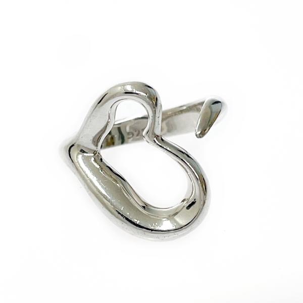 TIFFANY&amp;Co. ティファニー シルバー オープンハート リング 5.7g 925刻印 417...
