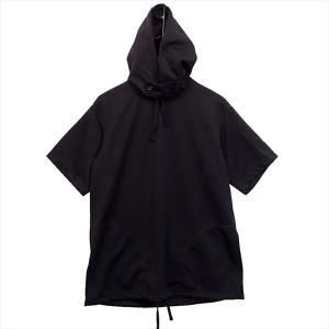 エンジニアドガーメンツ ENGINEERED GARMENTS 20SS Short Sleeve Hoody Baseball Doubleknit 半袖 フード ニット 黒系 M 【極上美品】【中古】｜brand-life