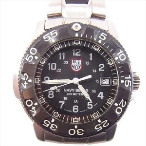 ルミノックス LUMINOX ネイビーシールズ3100 メンズ SWISS MADE 時計 ウォッチ シルバー【中古】｜brand-life