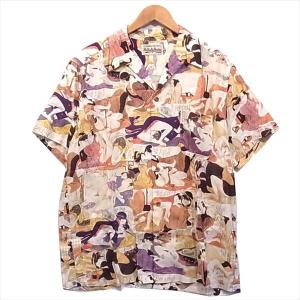 ワコマリア WACKO MARIA 19SS-WMS-HI04 HAWAIIAN SHIRT S/S TYPE-2 浮世絵 アロハシャツ マルチカラー系 XL 【新古品】【未使用】【中古】｜brand-life