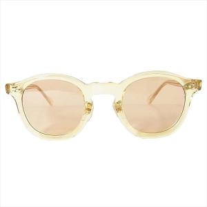 ワコマリア WACKO MARIA GLASSES サングラス メガネ 度入りレンズ クリア 眼鏡 ベージュ系 【中古】｜brand-life