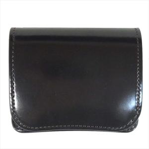 ワイルドスワンズ WILDSWANS PALM パーム 馬革 ミニウォレット ミニ財布 牛革 カード入れ 財布 黒系 【美品】【中古】｜brand-life