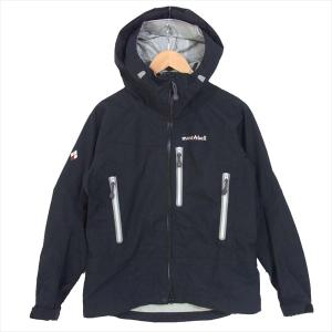 モンベル MONT-BELL 1102438 フレネイ パーカ ポケット レディース ナイロンジャケット ブラック系 M 【中古】｜brand-life