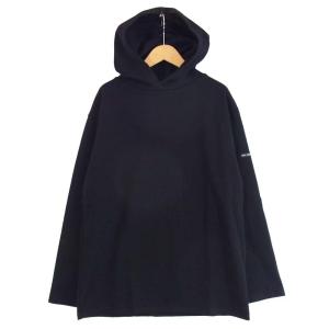 SAINT JAMES セントジェームス HOODED T-SHIRT フーデッド Ｔシャツ 長袖 NOIR ブラック系 T5【新古品】【未使用】【中古】｜brand-life