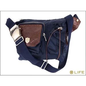 中古 OROBIANCO オロビアンコ ORIO TRANKTEKBAG バッグ 紺｜brand-life