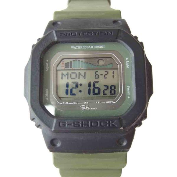 G-SHOCK GLX-5600 × ロンハーマン クォーツ デジタル カーキ系×ブラック系【中古】...