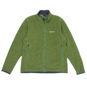 mont-bell モンベル CLIMA WOOL JACKET クリマ ウール フリース ジャケット グリーン系 S【中古】｜brand-life