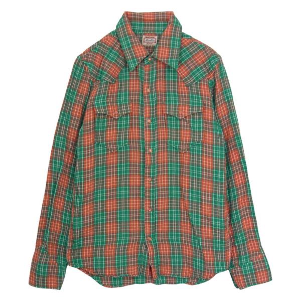MARBLES マーブルズ MSH-S14SP05 DOUBLE GAUZE CHECK SHIRT...