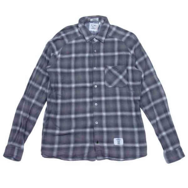 ベドウィン BEDWIN Checkshirts チェックシャツ グレー系 2【中古】 【即決】 シ...