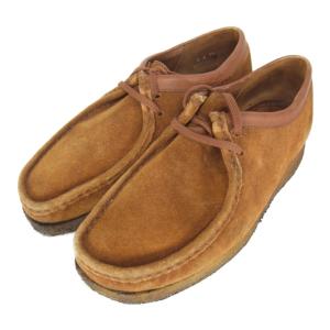 Clarks クラークス アイルランド製 ワラビー スエード シューズ ブラウン系 サイズ表記無【中古】｜brand-life