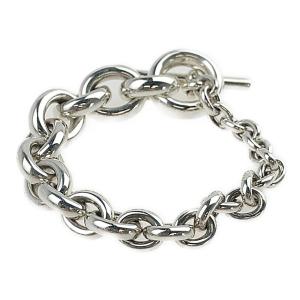 HERMES エルメス CRESCENDO Bracelet クレッシェンド ブレスレット シルバー系【中古】｜brand-life