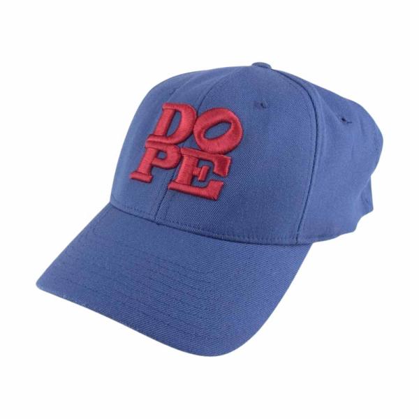 HYSTERIC GLAMOUR ヒステリックグラマー DOPE ロゴ キャップ ネイビー系【中古】