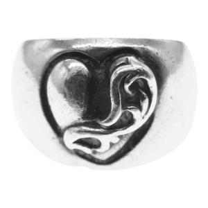 クロムハーツ ○ Chrome Hearts リング ハートインバンドリング Heart