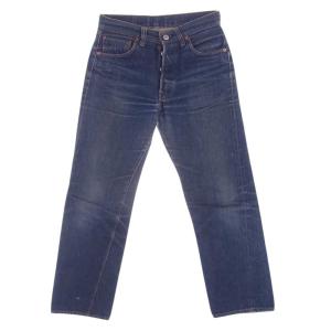 Levi's リーバイス ヴィンテージ 501 66前期 スモールE ボタンフライ ストレート デニム パンツ  インディゴブルー系【中古】｜brand-life