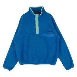 patagonia パタゴニア ヴィンテージ 80s 90s Rマークタグ シンチラ プルオーバー フリース ジャケット ブルー系 S【中古】｜brand-life