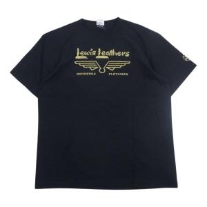 Lewis Leathers ルイスレザー プリント 半袖 Tシャツ ブラック系 L【中古】｜brand-life