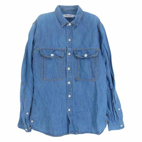 nonnative ノンネイティブ NN-S2308 WORKER SHIRT C/L 7oz DE...