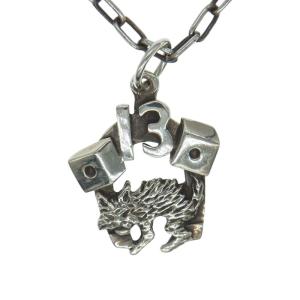 FLASHPOINT フラッシュポイント 13CAT NECKLACE 13 キャット ネックレス シルバー系【中古】｜brand-life