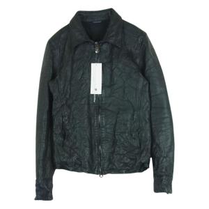 junhashimoto ジュンハシモト 1020000003 ZIP LEATHER SHIRT ...