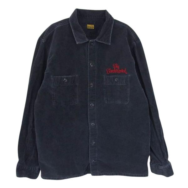 TENDERLOIN テンダーロイン T-CORDUROY SHT コーデュロイ 長袖 シャツ ブラ...