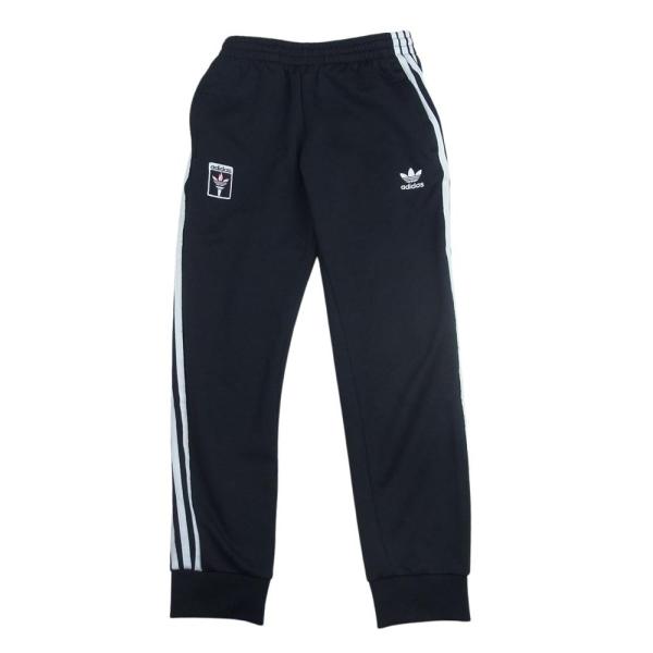 adidas GK5902 TRACK PANTS ロゴワッペン トラック パンツ ジャージ ブラッ...