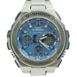 CASIO G-SHOCK カシオ ジーショック GST-100D G-STEEL タフソーラー Bluetooth LEDライト ワールドタイム 20気圧防水 時計【中古】｜brand-life