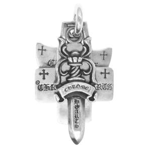 CHROME HEARTS クロムハーツ（原本無） 3TRINKETS 3トリンケッツ ネックレストップ ペンダント トップ 【中古】｜brand-life