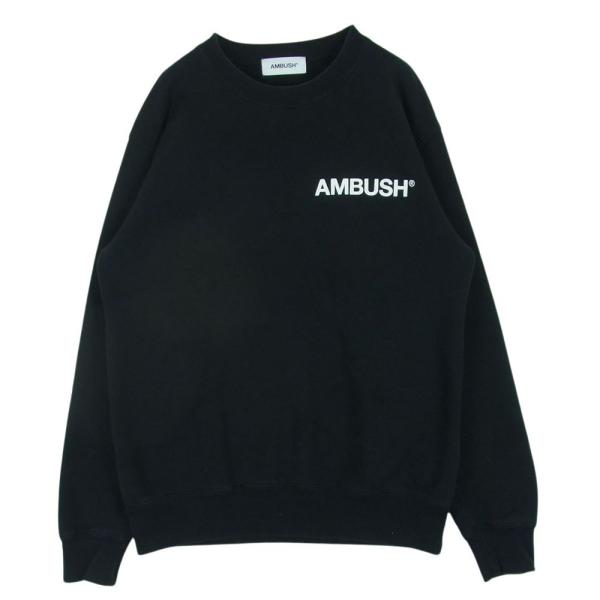 AMBUSH アンブッシュ 12111480-B ロゴ クルーネック スウェット トレーナー 中国製...