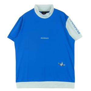 1piu1uguale3 ウノピュウノウグァーレトレ GDT011 POE417 ゴルフ モックネック 半袖 Tシャツ カットソー 3【美品】【中古】｜brand-life