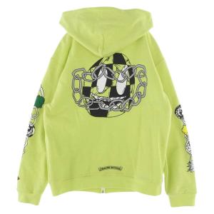 CHROME HEARTS クロムハーツ MATTY BOY PPO LINK Zip Up Hoodie マッティボーイ リンク ジップアップ チェーンゲーム パーカー M【中古】｜brand-life