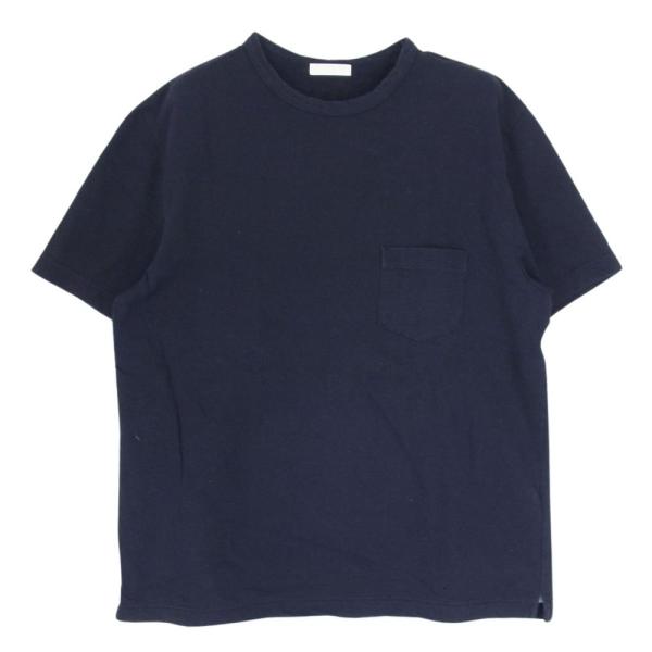 ニュアンス niuhans 半袖 ポケット Tシャツ ネイビー系 3【中古】