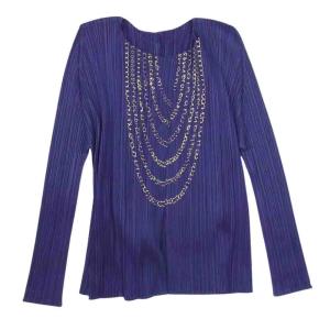 美品 プリーツプリーズ sizeMパープル