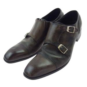 KATHARINE HAMNETT LONDON◇ドレスシューズ/25.5cm/BRW/レザー
