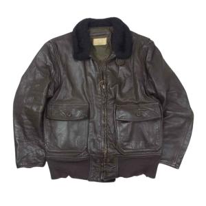 ミリタリー military TYPE G-1 GOAT SKIN FLIGHT JACKET 襟ボア 