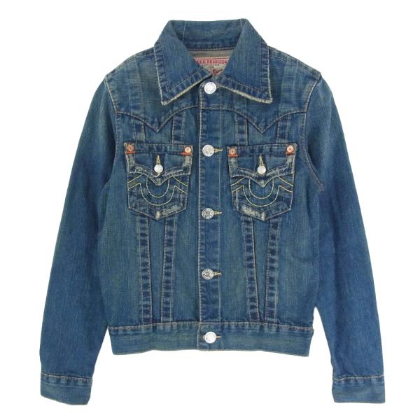TRUE RELIGION トゥルーレリジョン JIMMY デニムジャケット インディゴブルー系 L...