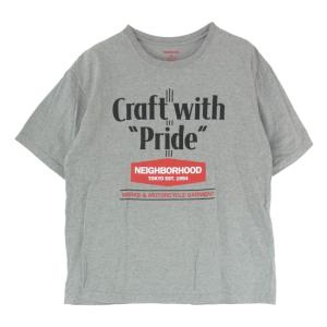 NEIGHBORHOOD ネイバーフッド 24SS 241PCNH-ST19 NH.TEE SS-19 プリント 半袖 Tシャツ グレー系 M【中古】