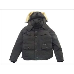 カナダグース 2301JM ラッセルパーカー ショート丈 国内正規品 ダウン ジャケット  ブラック系 S CANADA GOOSE 【中古】