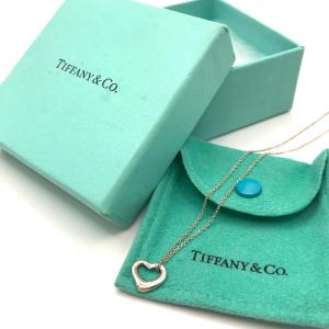 TIFFANY&Co.（ティファニー） 極 美品 オープンハート ネックレス