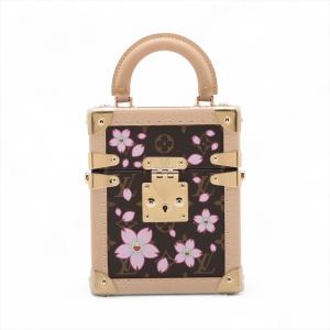 展示品 LOUIS VITON ルイヴィトン 村上隆 LV モノグラム TM カメラバッグ M14173 ハンド ショルダー バッグ ブラウン 2WAY a8032