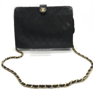 CHANEL◇ショルダーバッグ/フリンジチェーン/マトラッセ/スウェード