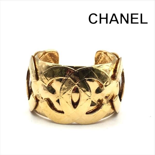 美品 CHANEL シャネル バングル ココマーク 94p ヴィンテージ アクセサリー ブランド 小...