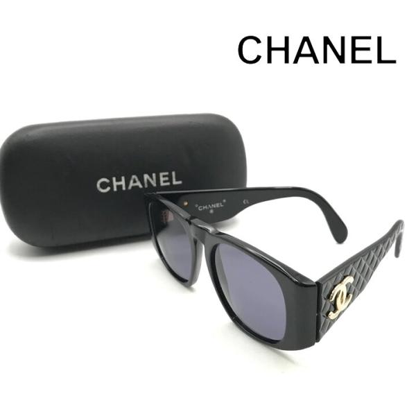 美品 CHANEL シャネル ココマーク マトラッセ サングラス アイウェア ブランド 小物 ファッ...