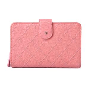 キャビアスキン シャネル 財布/三つ折り CHANEL 折財布 ワイルド