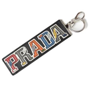 PRADA（プラダ） キーリング バッグチャームMIX ゴールド レディース