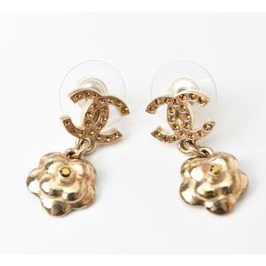 CHANEL（シャネル） ココマーク カメリア ピアス メタル 4.4g 07P