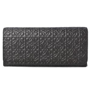 美品 ロエベ アマソナ キャンバス レザー ベージュ ブラック 黒 ラウンドファスナー長財布 財布 0472【中古】LOEWE LOEWE - 美品 ロエベ アマソナ キャンバス レザー ベージュ ブラック