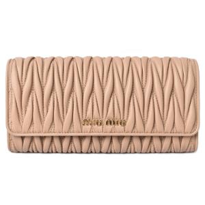 miumiu長財布 miu miu（ミュウミュウ） 財布 長財布 5M1365 MATELASSE'LUX