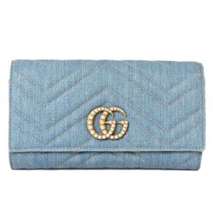 グッチ 財布 GUCCI 長財布/コンチネンタルウォレット GG MARMONT/GGマーモント デ...