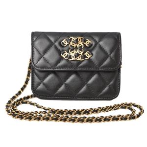 キャビアスキン シャネル 財布/三つ折 CHANEL ミニ財布 ボーイシャネル